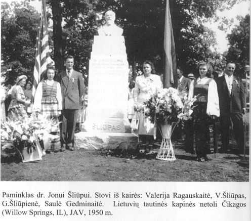 Paminklas dr. Jonui Šliūpui Čikagoje